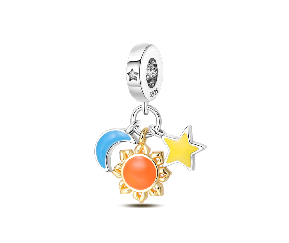 Abalorio Sol Luna Estrella