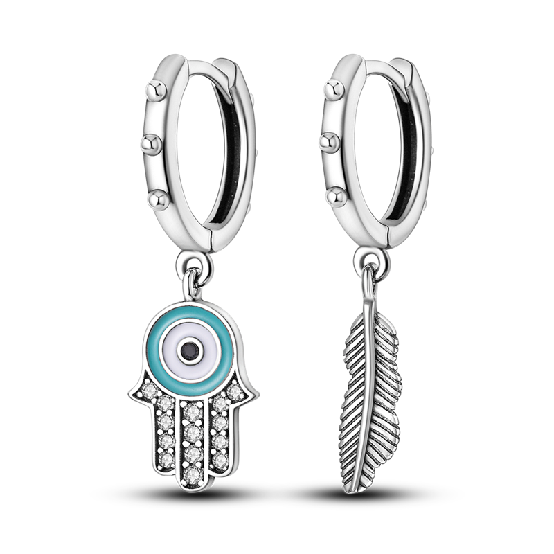 Aretes Mano Pluma
