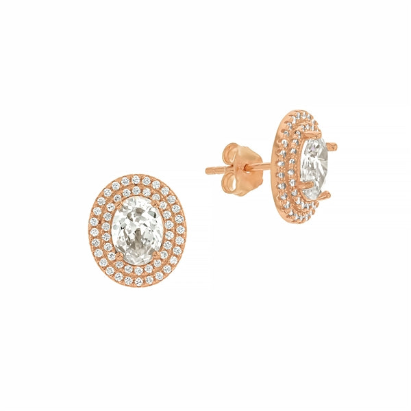 Aretes Oval corona