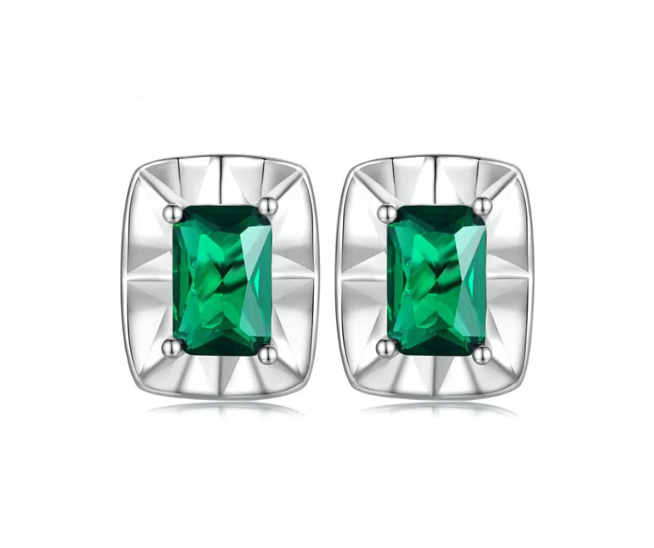 Aretes Seventy Esmeralda