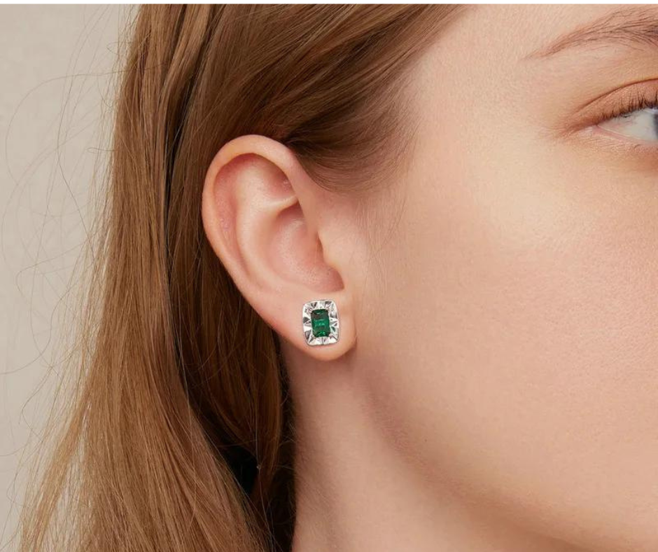 Aretes Seventy Esmeralda