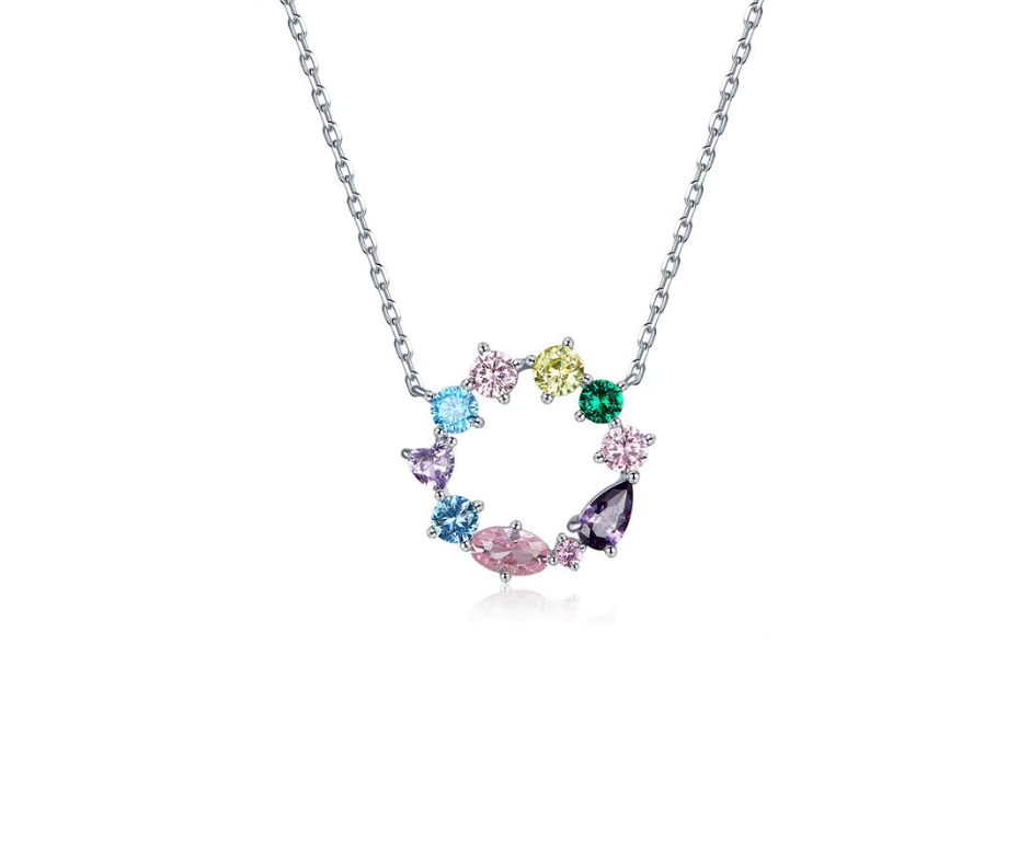 Collar Circulo Multicolor