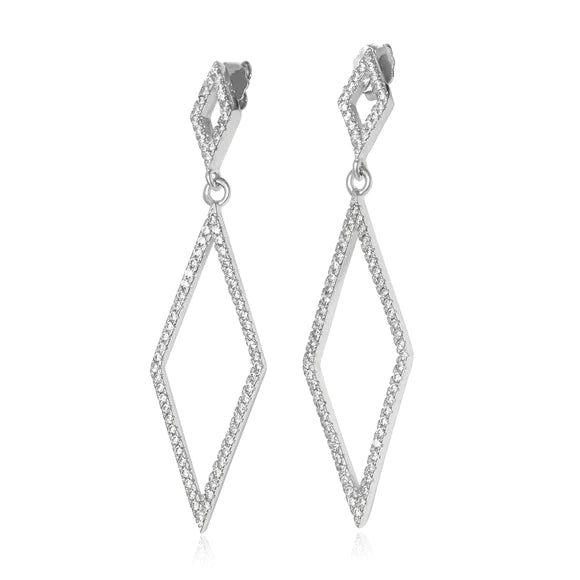 Aretes Largos Rombo