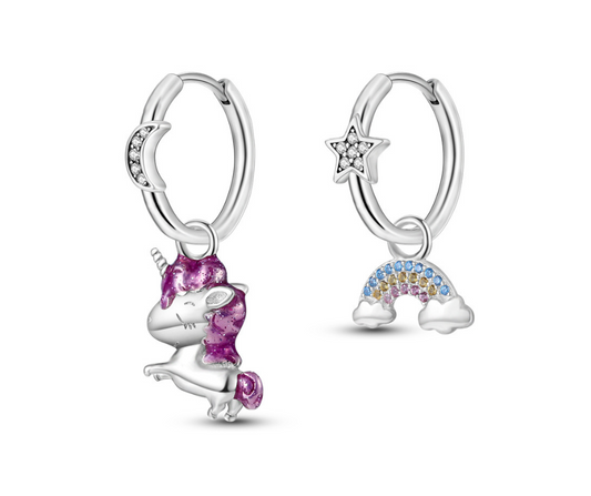 Aretes Unicornio