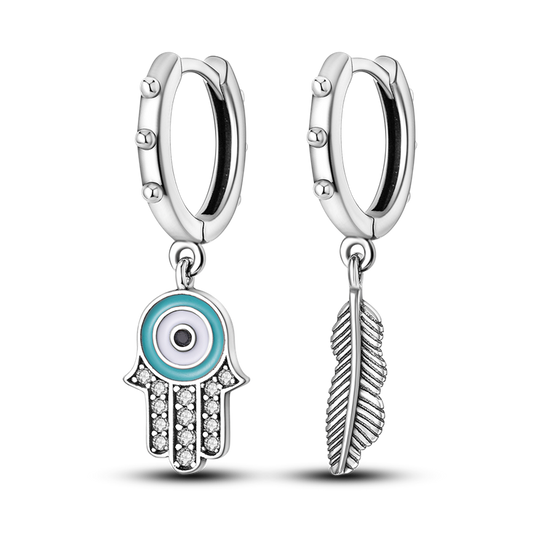 Aretes Mano Pluma