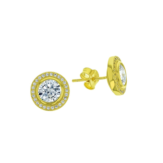 Aretes Redondo corona