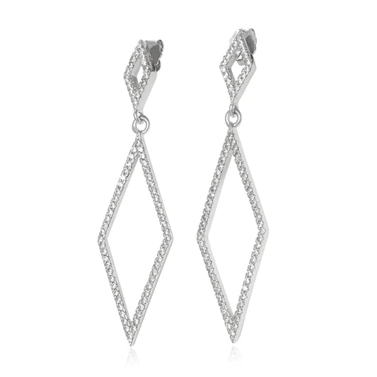 Aretes Largos Rombo